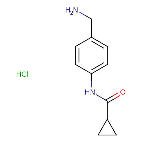 N-[4-(Aminomethyl)phenyl]cyclopropanecarboxamide hydrochloride