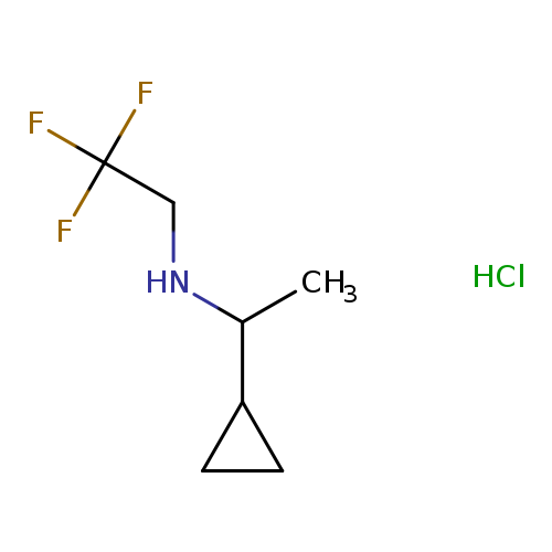 (1-cyclopropylethyl)(2,2,2-trifluoroethyl)amine hydrochloride