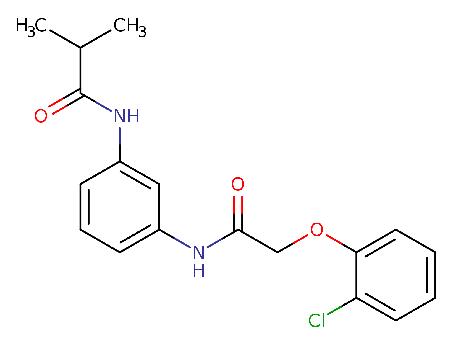 N-(3-{[(2-chlorophenoxy)acetyl]amino}phenyl)-2-methylpropanamide