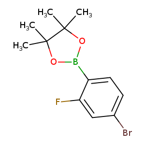 1,3,2-Dioxaborolane, 2-(4-bromo-2-fluorophenyl)-4,4,5,5-tetramethyl-