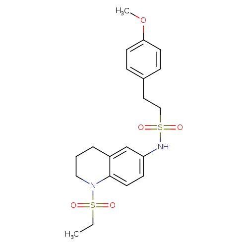 N-[1-(ethanesulfonyl)-1,2,3,4-tetrahydroquinolin-6-yl]-2-(4-methoxyphenyl)ethane-1-sulfonamide