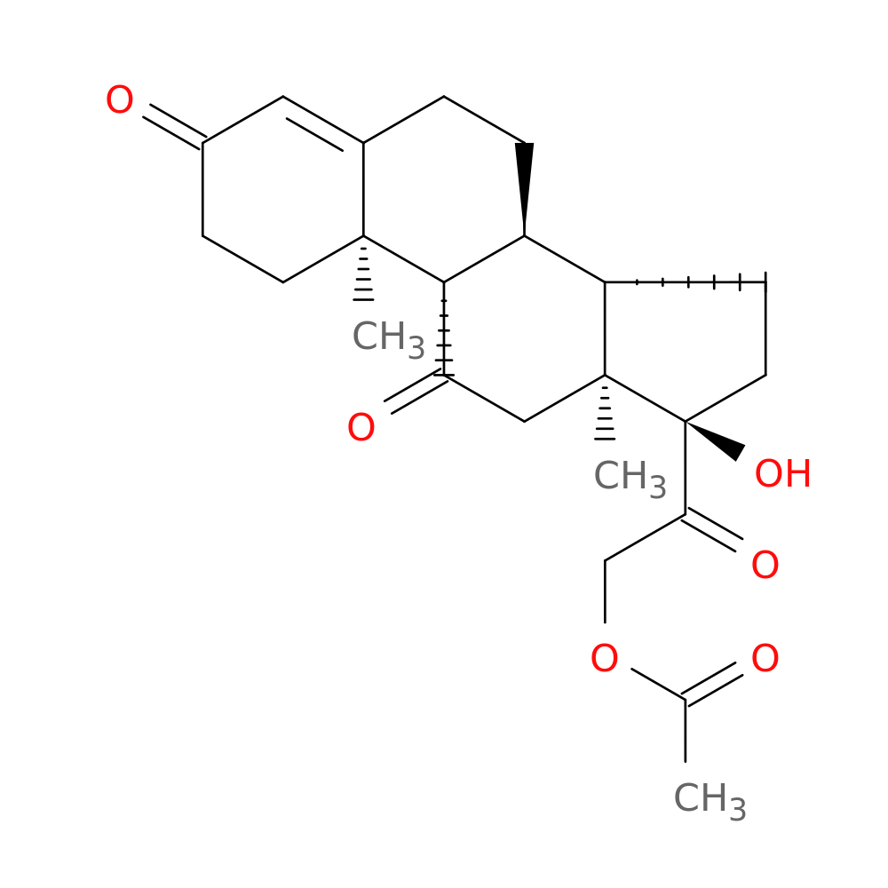 4-Pregnene-17a,21-diol-3,11,20-trione 21-acetate