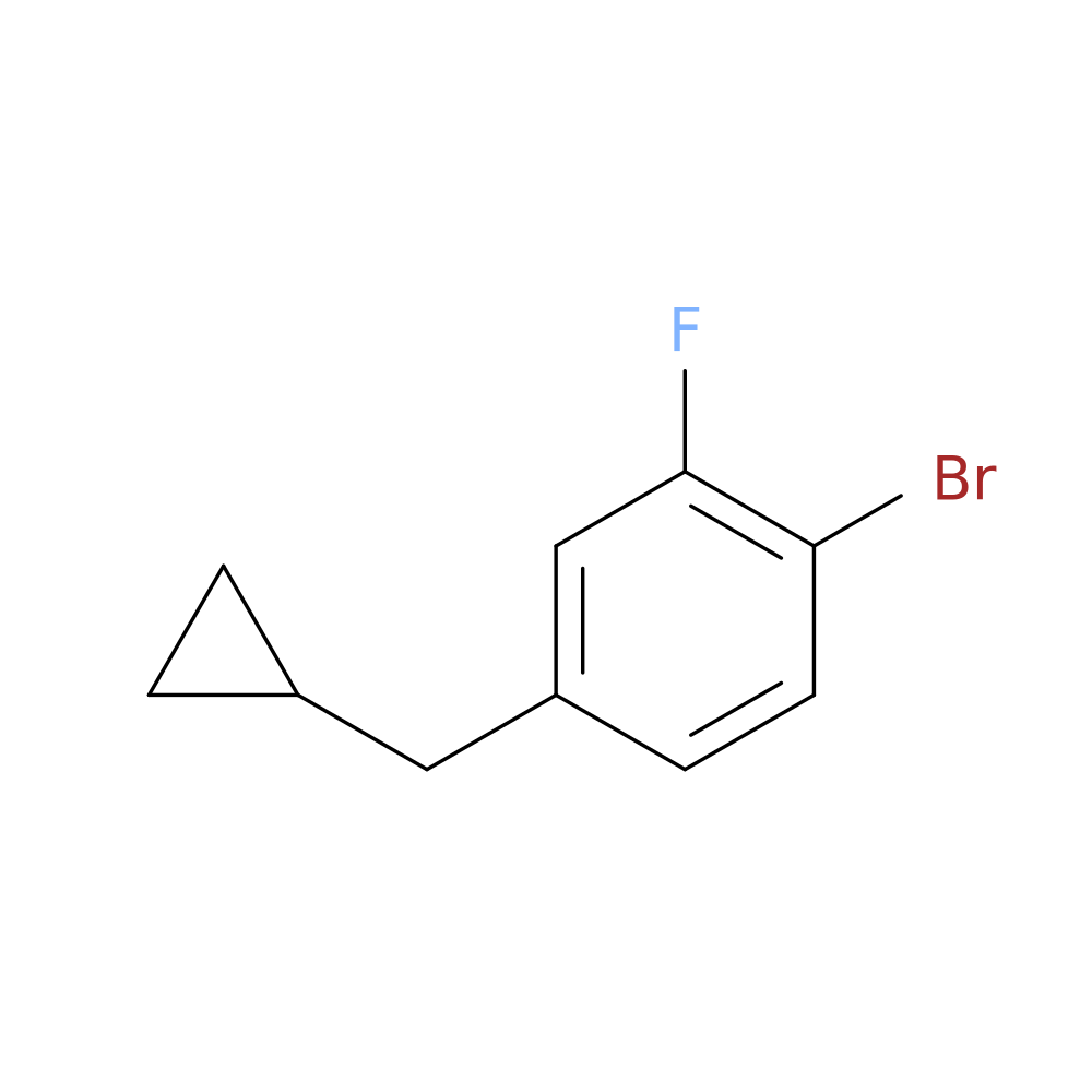 1-Bromo-4-(cyclopropylmethyl)-2-fluorobenzene