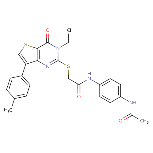 N-(4-acetamidophenyl)-2-{[3-ethyl-7-(4-methylphenyl)-4-oxo-3H,4H-thieno[3,2-d]pyrimidin-2-yl]sulfanyl}acetamide
