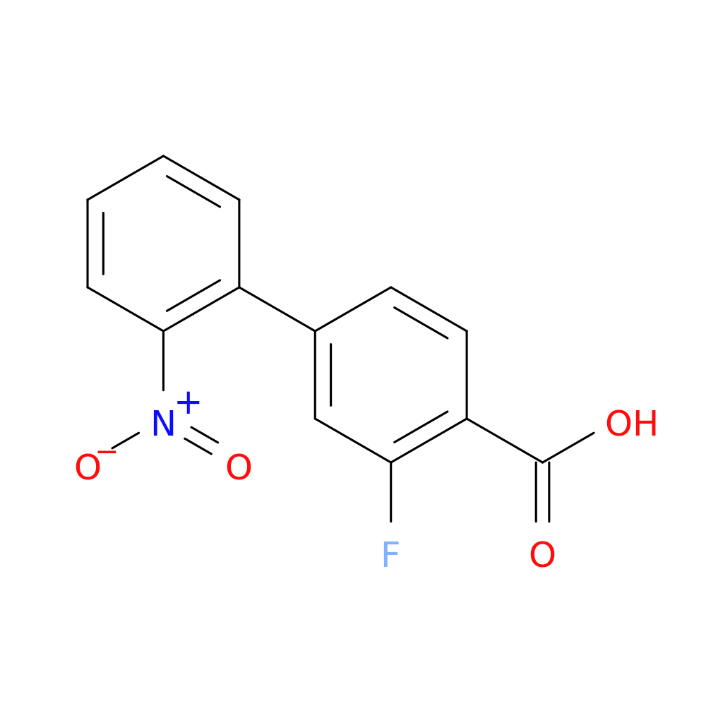 2-Fluoro-4-(2-nitrophenyl)benzoic acid