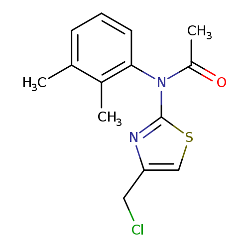 N-[4-(chloromethyl)-1,3-thiazol-2-yl]-N-(2,3-dimethylphenyl)acetamide