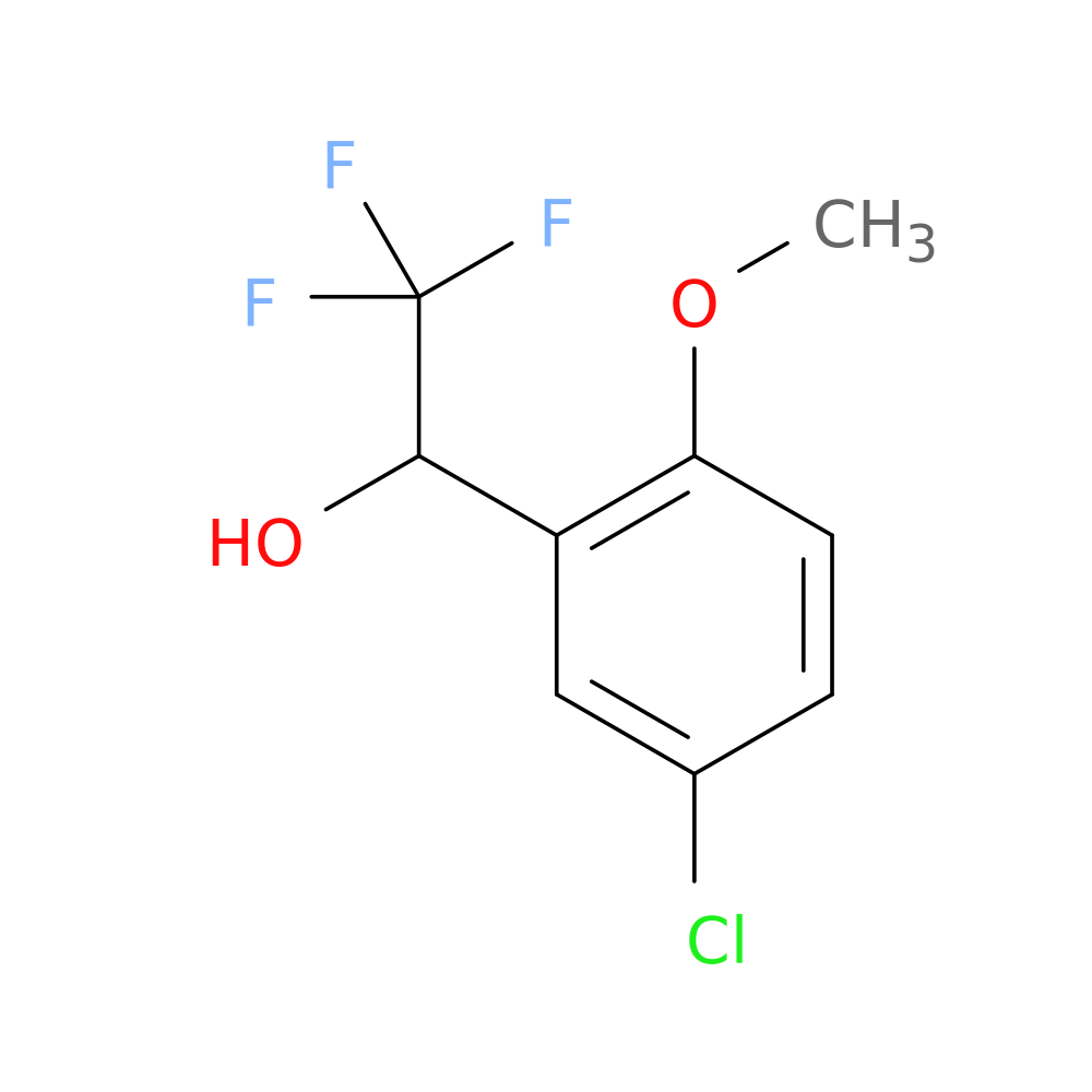 1-(5-chloro-2-methoxyphenyl)-2,2,2-trifluoroethan-1-ol