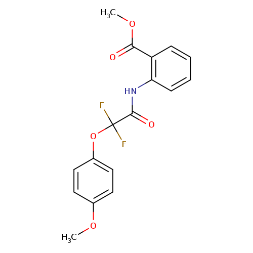 methyl 2-[2,2-difluoro-2-(4-methoxyphenoxy)acetamido]benzoate