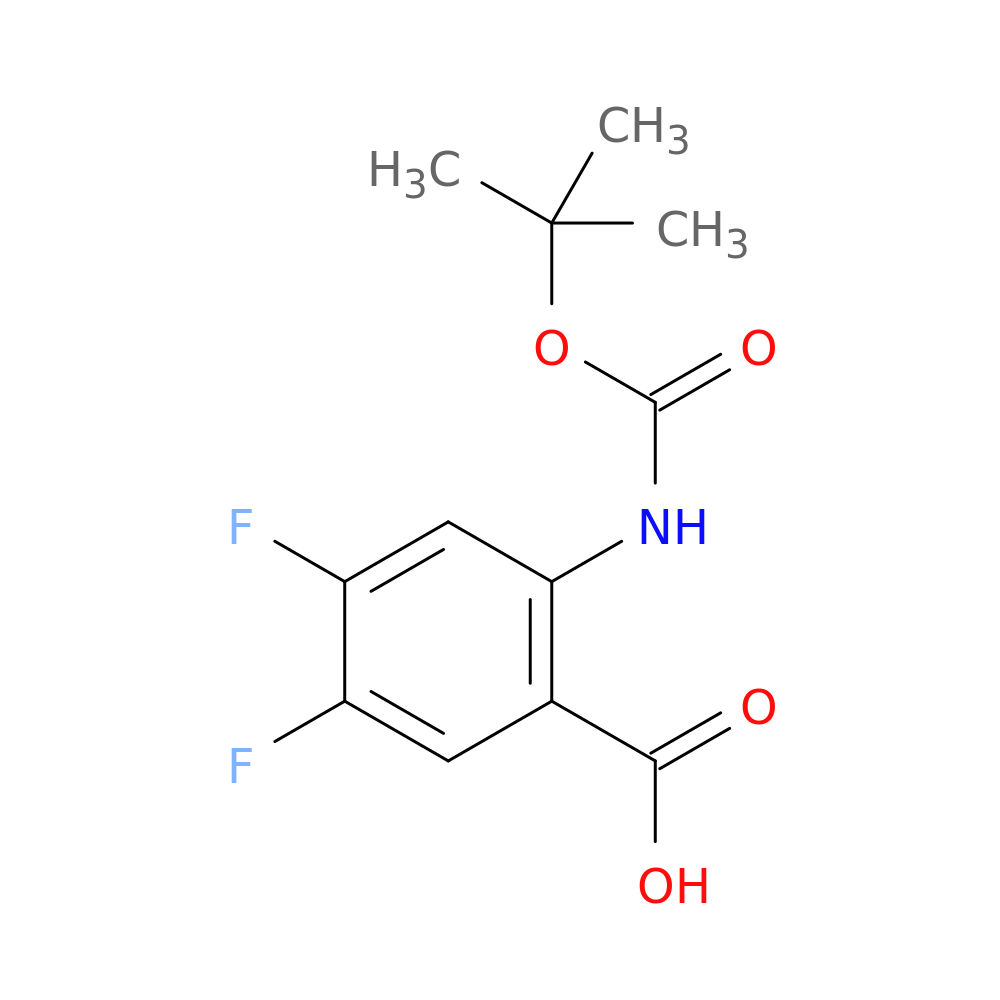 2-{[(tert-butoxy)carbonyl]amino}-4,5-difluorobenzoic acid