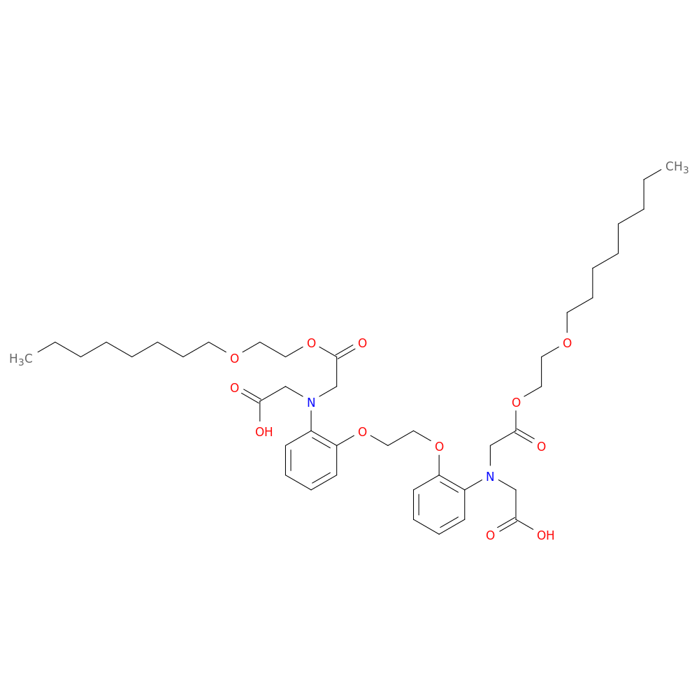 N,N'-[1,2-Ethanediylbis(oxy-2,1-phenylene)]bis[N-(carboxymethyl)glycine 1,1'-bis[2-(octyloxy)ethyl] ester