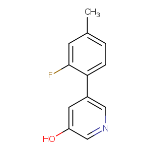 5-(2-Fluoro-4-methylphenyl)-3-hydroxypyridine