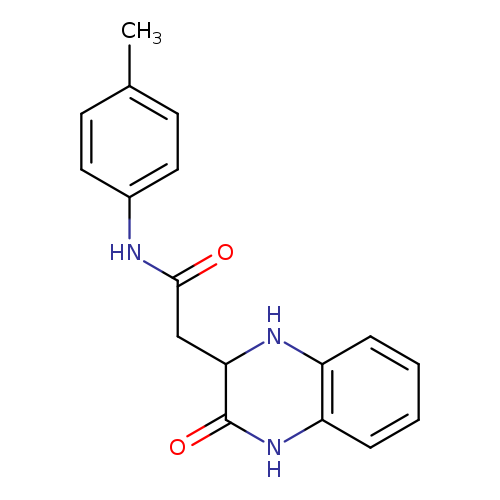 2-(3-Oxo-1,2,3,4-tetrahydroquinoxalin-2-yl)-N-(p-tolyl)acetamide