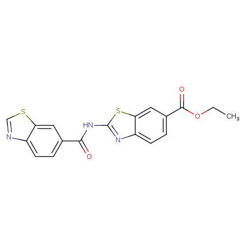 ethyl 2-(1,3-benzothiazole-6-amido)-1,3-benzothiazole-6-carboxylate