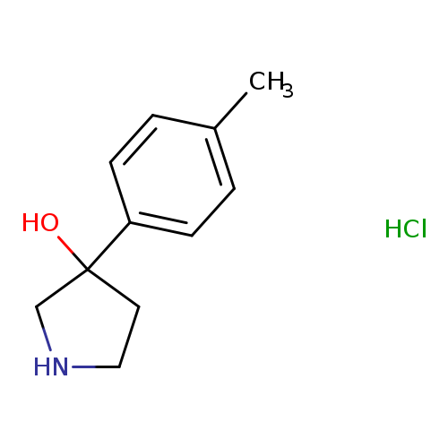 3-(p-Tolyl)pyrrolidin-3-ol hydrochloride
