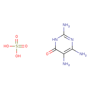 4(1H)-Pyrimidinone, 2,5,6-triamino-, sulfate (1:1) (9CI)