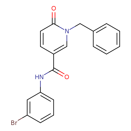 1-benzyl-N-(3-bromophenyl)-6-oxo-1,6-dihydropyridine-3-carboxamide