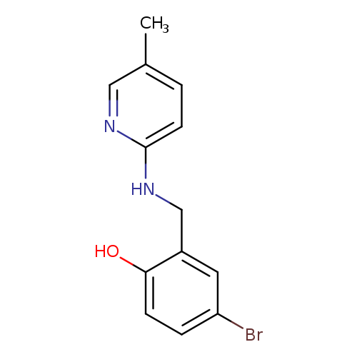 4-bromo-2-{[(5-methylpyridin-2-yl)amino]methyl}phenol
