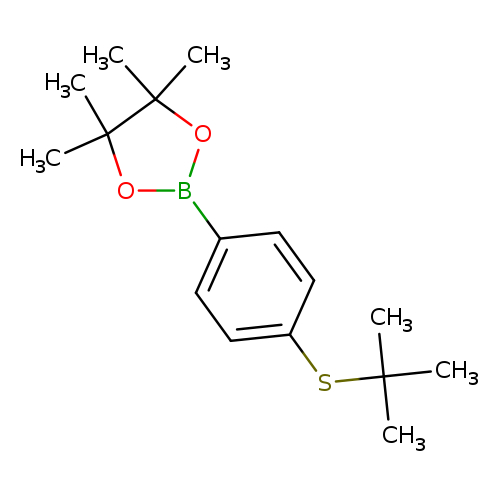 2-[4-(tert-butylsulfanyl)phenyl]-4,4,5,5-tetramethyl-1,3,2-dioxaborolane