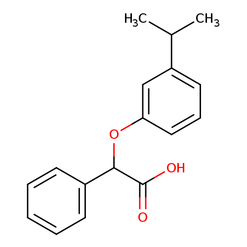 2-phenyl-2-[3-(propan-2-yl)phenoxy]acetic acid