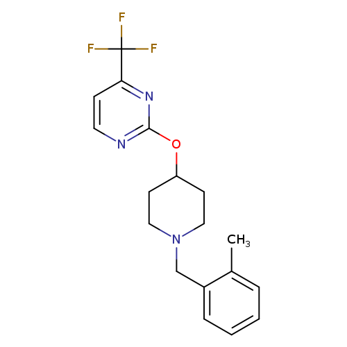 2-({1-[(2-methylphenyl)methyl]piperidin-4-yl}oxy)-4-(trifluoromethyl)pyrimidine