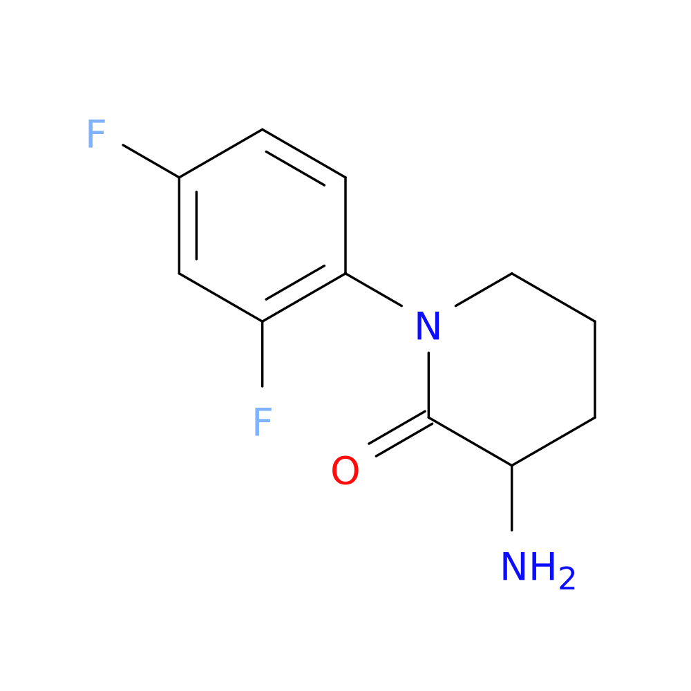 3-amino-1-(2,4-difluorophenyl)piperidin-2-one