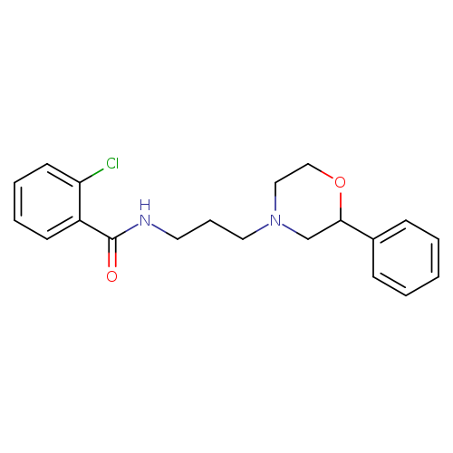 2-chloro-N-[3-(2-phenylmorpholin-4-yl)propyl]benzamide