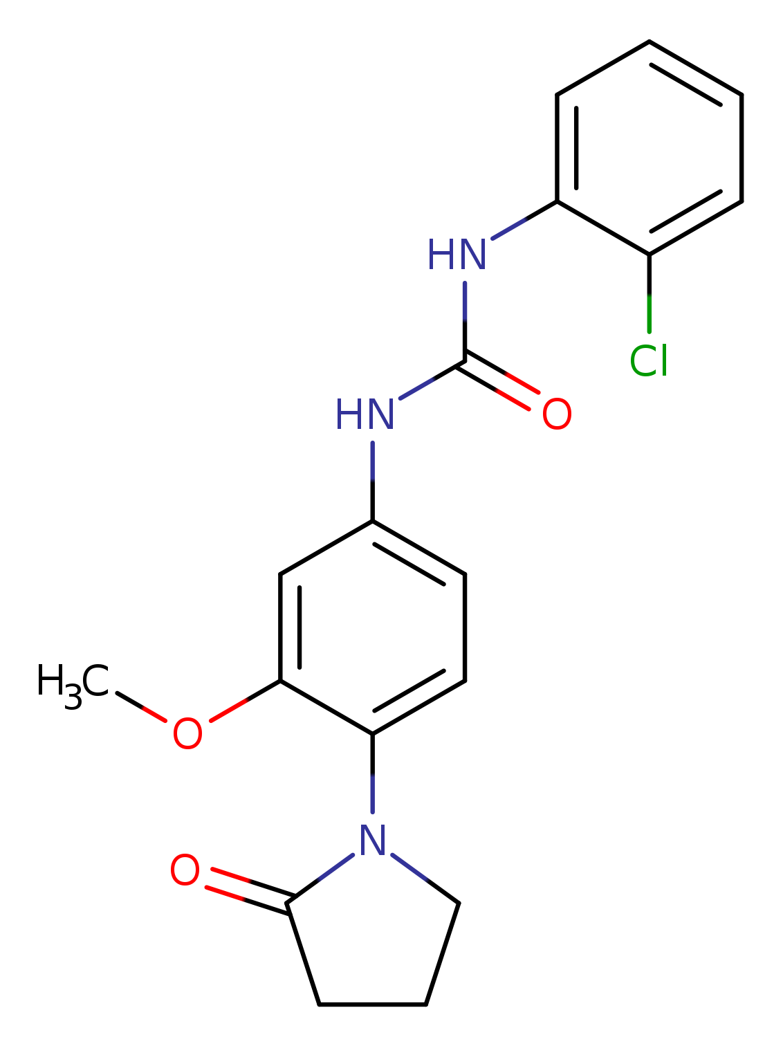 1-(2-chlorophenyl)-3-[3-methoxy-4-(2-oxopyrrolidin-1-yl)phenyl]urea