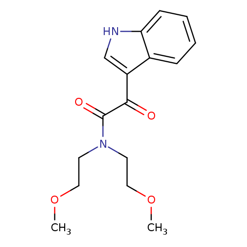 2-(1H-indol-3-yl)-N,N-bis(2-methoxyethyl)-2-oxoacetamide