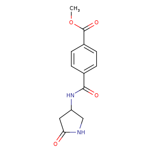 methyl 4-[(5-oxopyrrolidin-3-yl)carbamoyl]benzoate