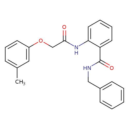 N-benzyl-2-{[(3-methylphenoxy)acetyl]amino}benzamide