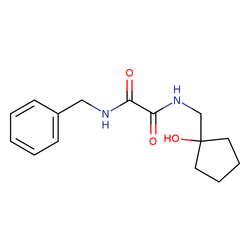 N'-benzyl-N-[(1-hydroxycyclopentyl)methyl]ethanediamide