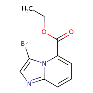 ethyl 3-bromoH-imidazo[1,2-a]pyridine-5-carboxylate