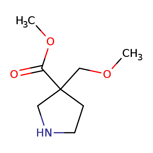 methyl 3-(methoxymethyl)pyrrolidine-3-carboxylate