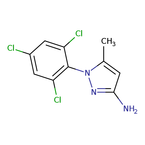 5-methyl-1-(2,4,6-trichlorophenyl)-1H-pyrazol-3-amine