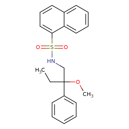 N-(2-methoxy-2-phenylbutyl)naphthalene-1-sulfonamide