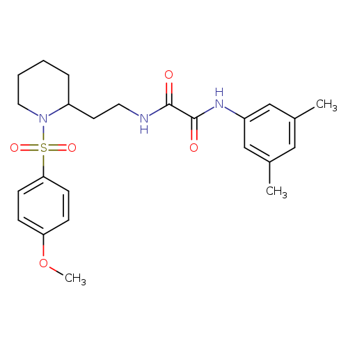 N'-(3,5-dimethylphenyl)-N-{2-[1-(4-methoxybenzenesulfonyl)piperidin-2-yl]ethyl}ethanediamide