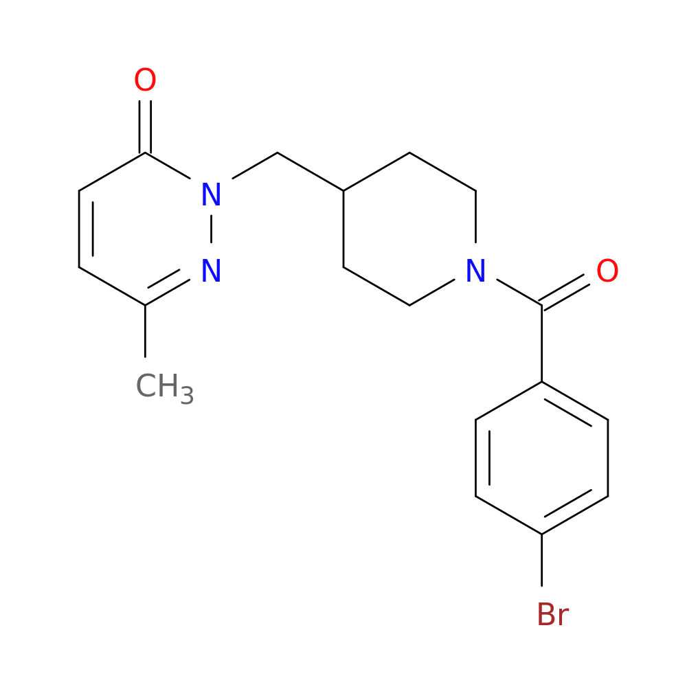2-{[1-(4-bromobenzoyl)piperidin-4-yl]methyl}-6-methyl-2,3-dihydropyridazin-3-one