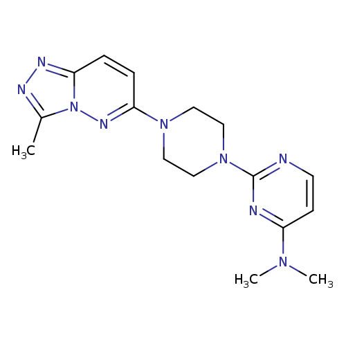 N,N-dimethyl-2-(4-{3-methyl-[1,2,4]triazolo[4,3-b]pyridazin-6-yl}piperazin-1-yl)pyrimidin-4-amine