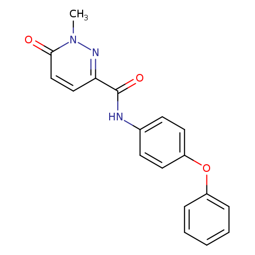 1-methyl-6-oxo-N-(4-phenoxyphenyl)-1,6-dihydropyridazine-3-carboxamide