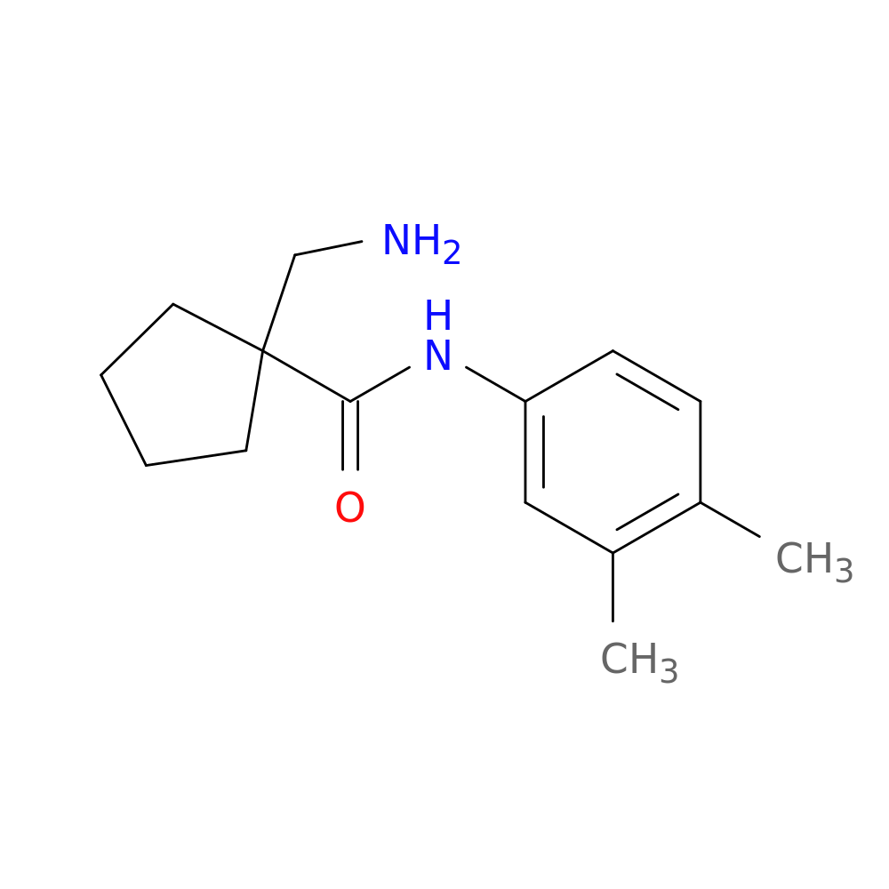 1-(aminomethyl)-N-(3,4-dimethylphenyl)cyclopentane-1-carboxamide