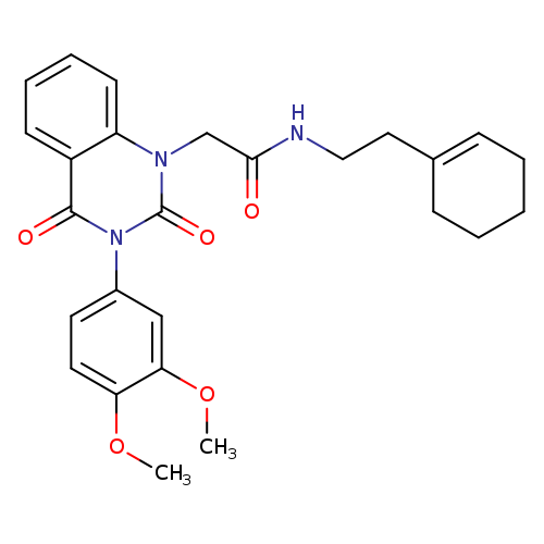 N-[2-(cyclohex-1-en-1-yl)ethyl]-2-[3-(3,4-dimethoxyphenyl)-2,4-dioxo-1,2,3,4-tetrahydroquinazolin-1-yl]acetamide