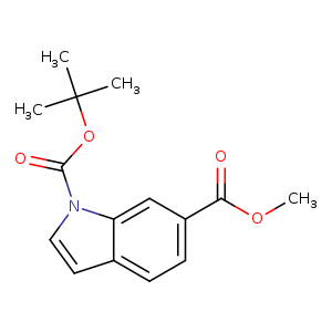 N-Boc-1h-indole-6-carboxylic acid methyl ester