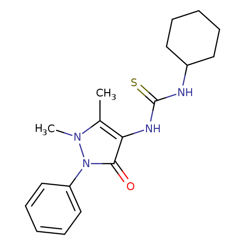 3-Antipyrinyl-1-cyclohexylthiourea