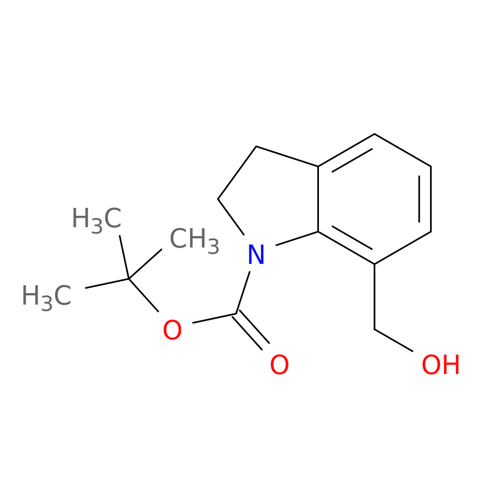 tert-butyl 7-(hydroxymethyl)-2,3-dihydro-1H-indole-1-carboxylate