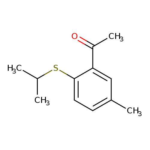 1-[5-methyl-2-(propan-2-ylsulfanyl)phenyl]ethan-1-one