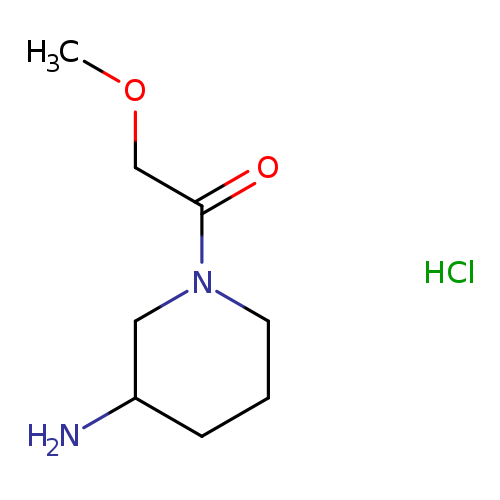 1-(3-aminopiperidin-1-yl)-2-methoxyethan-1-one hydrochloride