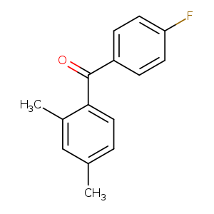 (2,4-Dimethyl-phenyl)-(4-fluoro-phenyl)-methanone