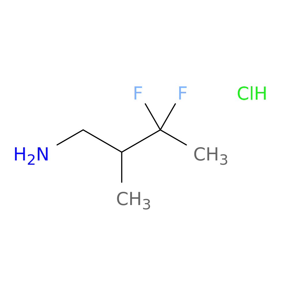 3,3-difluoro-2-methylbutan-1-amine hydrochloride