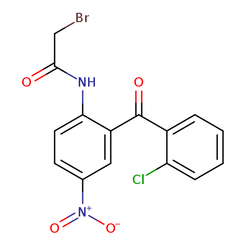 2-Bromo-N-[2-(2-chlorobenzoyl)-4-nitrophenyl]acetamide