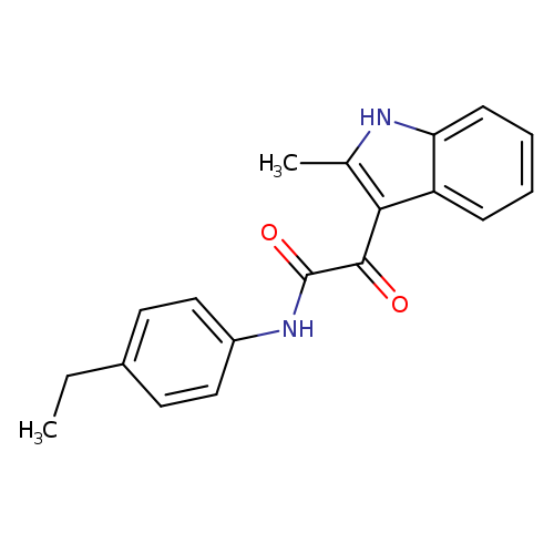 N-(4-ethylphenyl)-2-(2-methyl-1H-indol-3-yl)-2-oxoacetamide